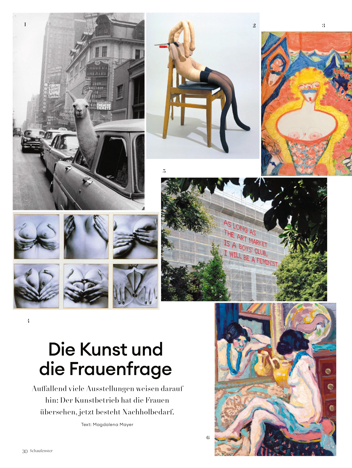 Die Presse Schaufenster – Die Kunst und die Frauenfrage – 29/03/19
